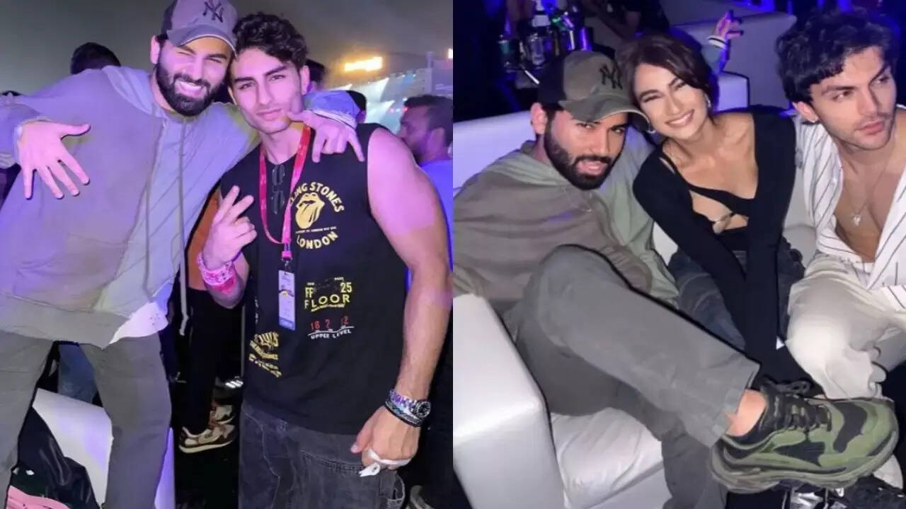 Palak Tiwari and Ibrahim Ali Khan attend concert together