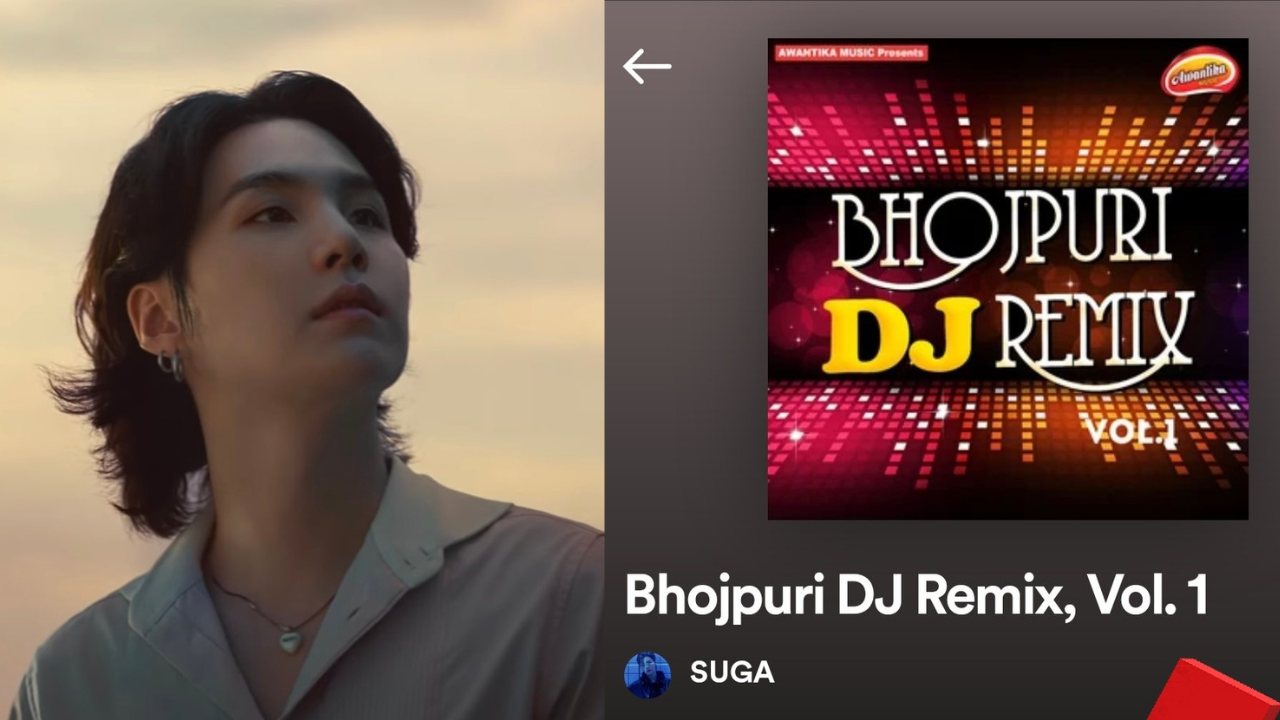 A random Bhojpuri album crops up under Suga's name