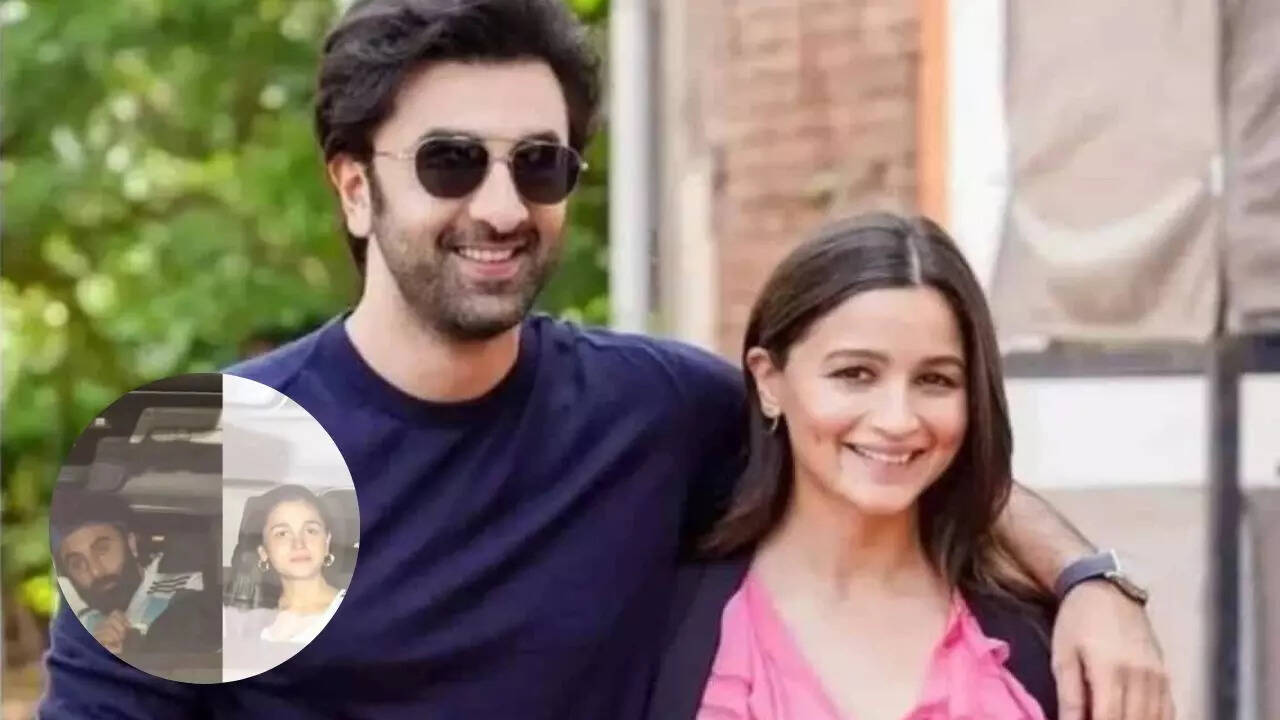 Alia Bhatt, Ranbir Kapoor twin in Argentina jerseys post match