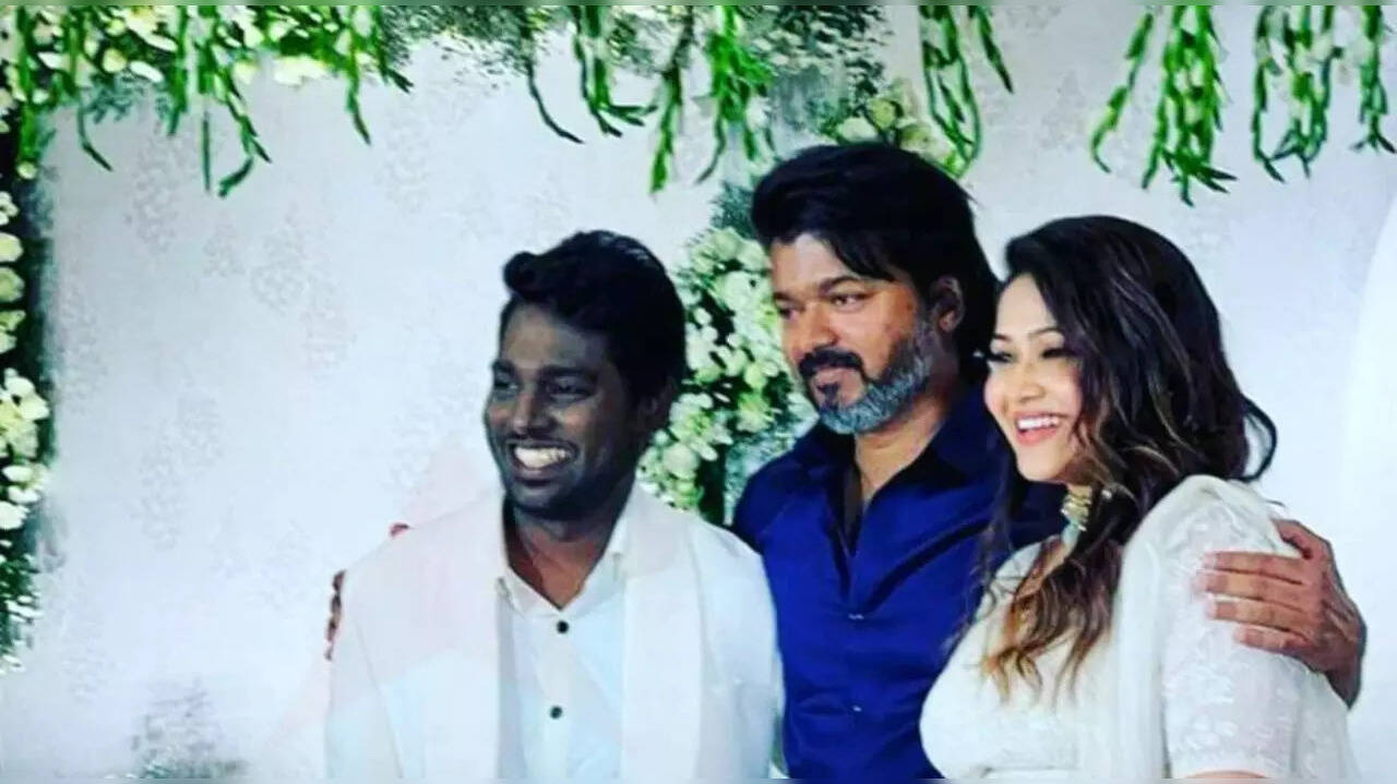 Vijay Thalapathy makes a rare appearance at Atlee’s wife Priya Atlee’s baby shower