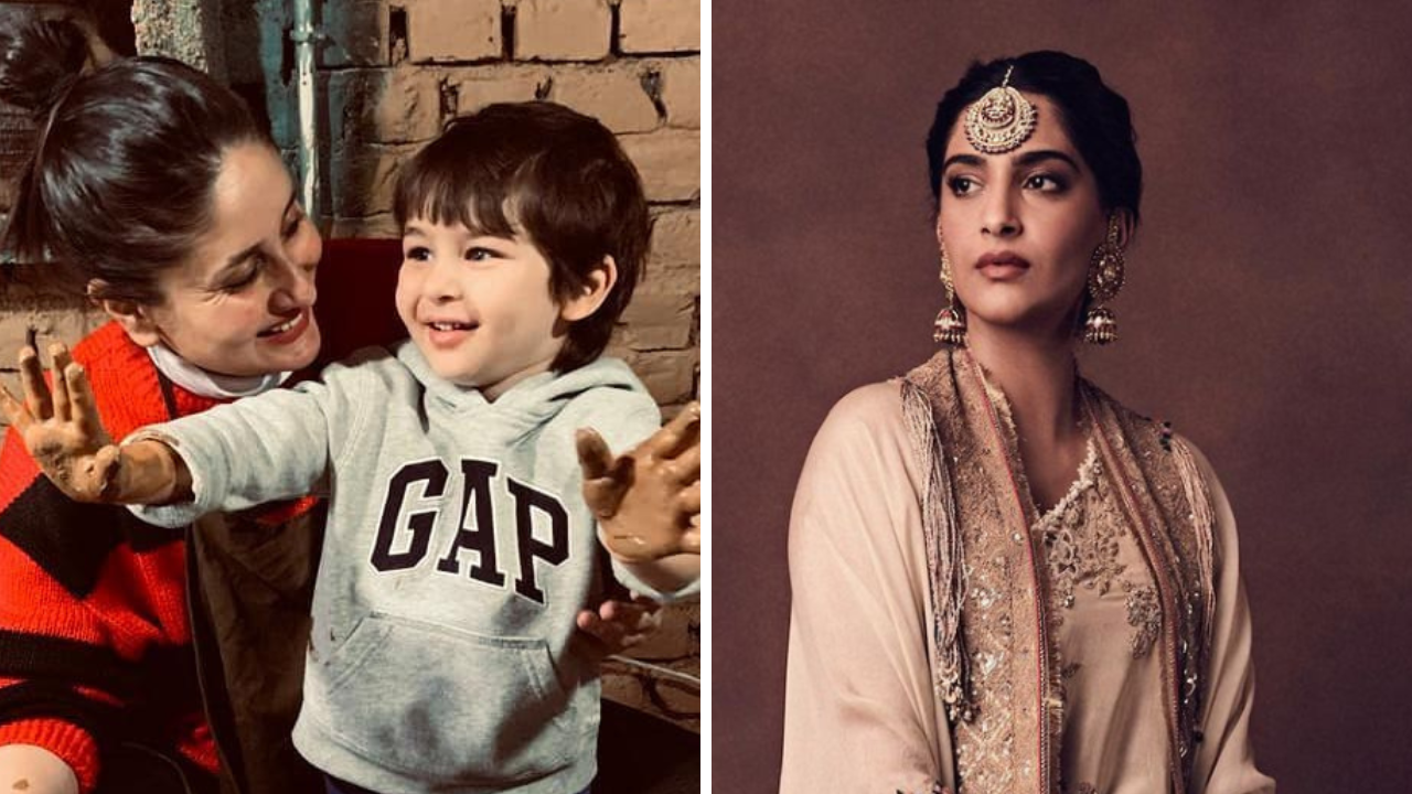 Kareena, Taimur and Sonam