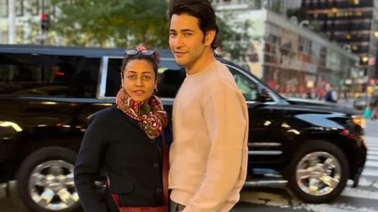 Namrata Shirodkar and Mahesh Babu