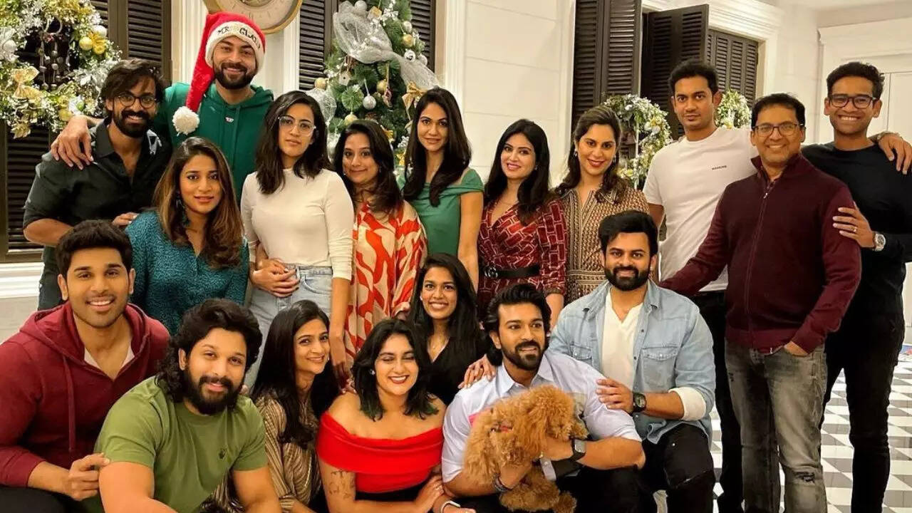 Inside Ram Charan, Allu Arjun's Secret Santa gathering ahead of Christmas