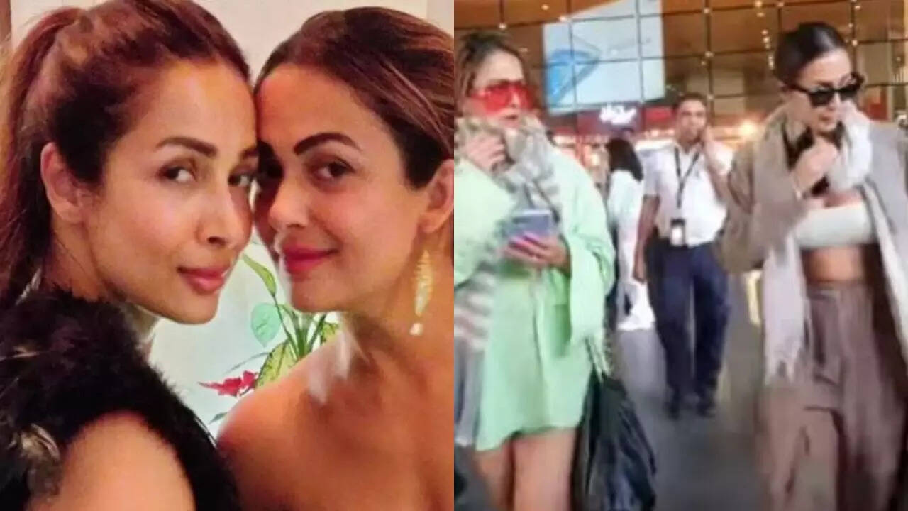 Malaika Arora, Amrita Arora get trolled for airport looks