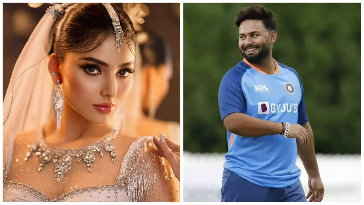 Rishab Pant and Urvashi Rautela