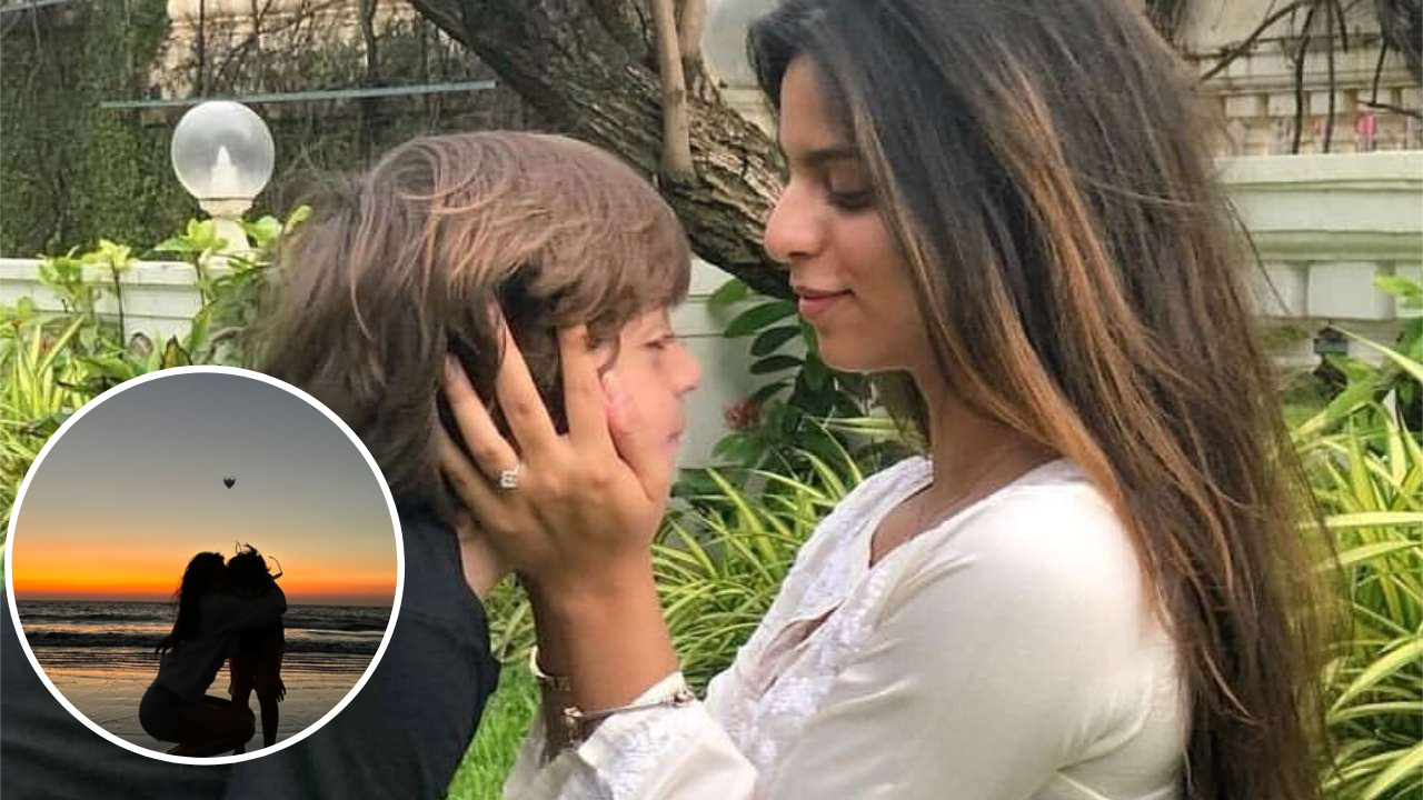 Suhana Khan posts pics with AbRam