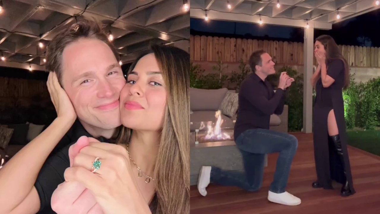 Sana Saeed gets dreamy proposal from BF Csaba Wagner