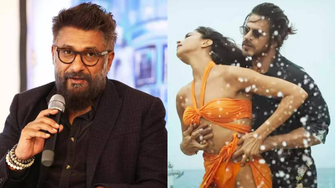 Vivek Agnihotri shares screenshots of death threats he received from Shah Rukh Khan fans for criticising Pathaan song