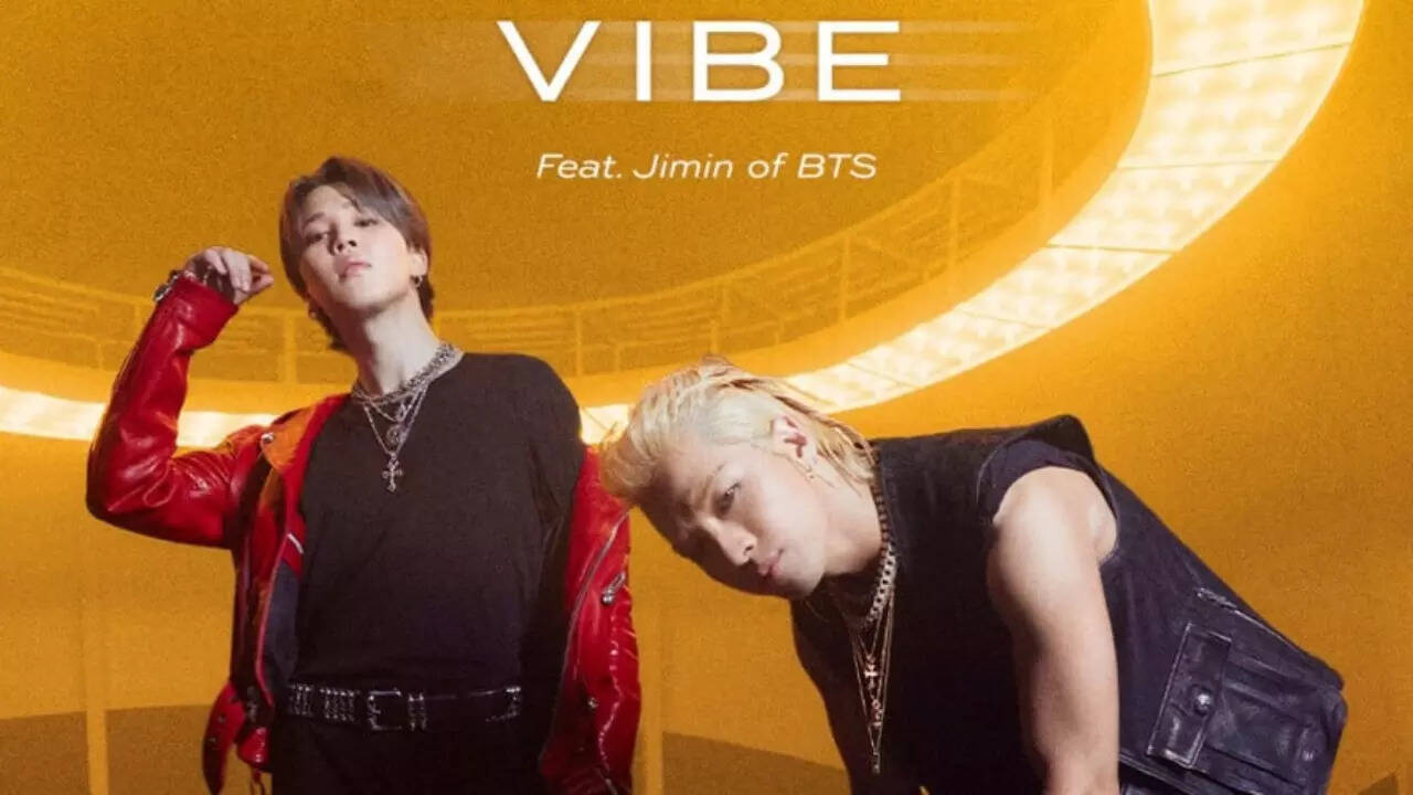 Taeyang and Jimin's poster of VIBE out now