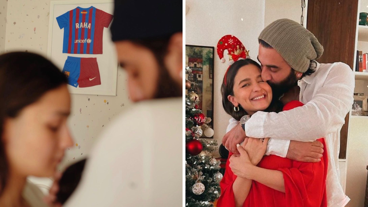 Alia Bhatt, Ranbir Kapoor with daughter Raha