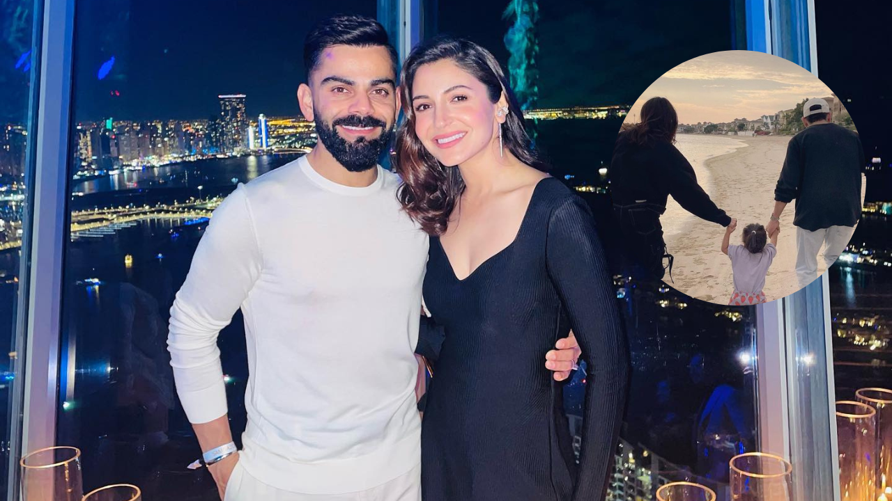 Virat shares cute family photo