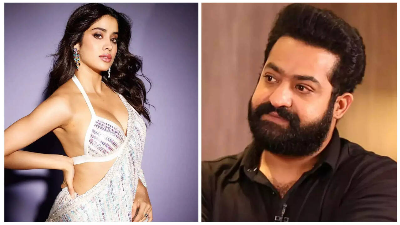 Janhvi Kapoor and Jr NTr