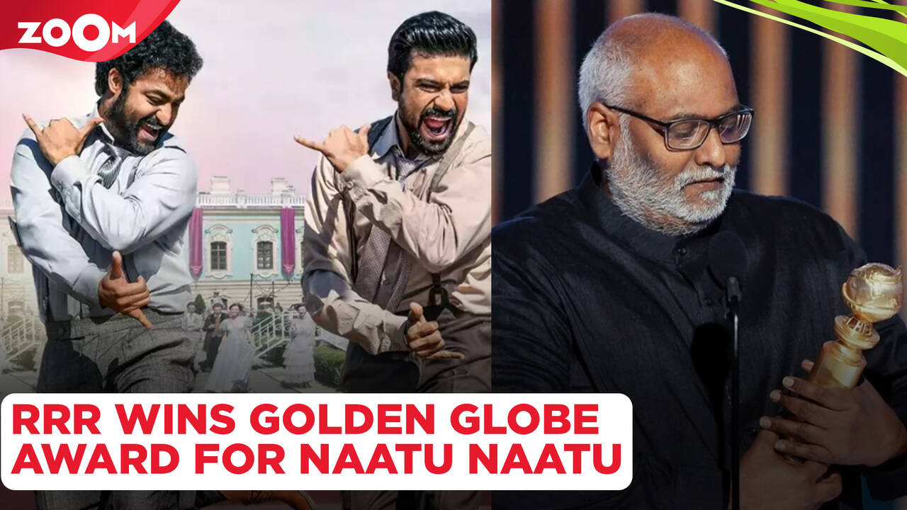 Jr NTR & Ram Charan starrer RRR's Naatu Naatu wins Golden Globe Award