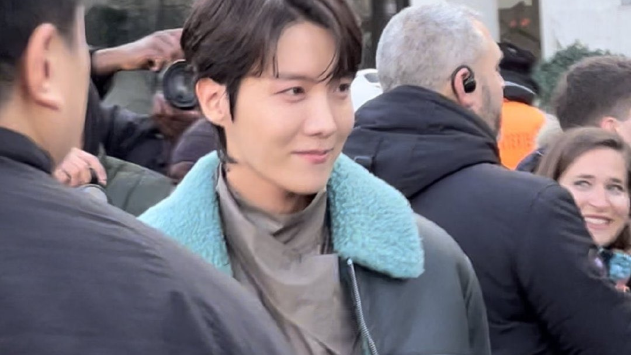 J-Hope stuns at the Hermes fashion show in Paris