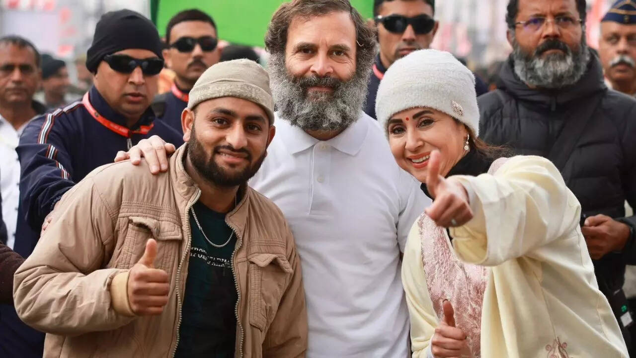 Urmila Matondkar joins Rahul Gandhi's Bharat Jodo Yatra