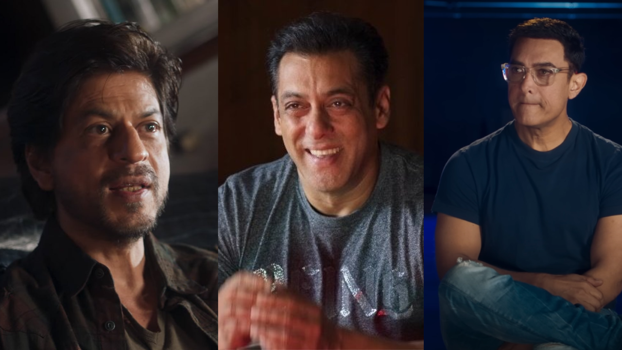 Shah Rukh Khan, Salman Khan, and Aamir Khan