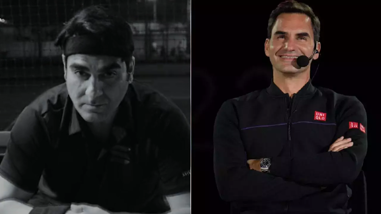 Arbaaz Khan transforms into Roger Federer