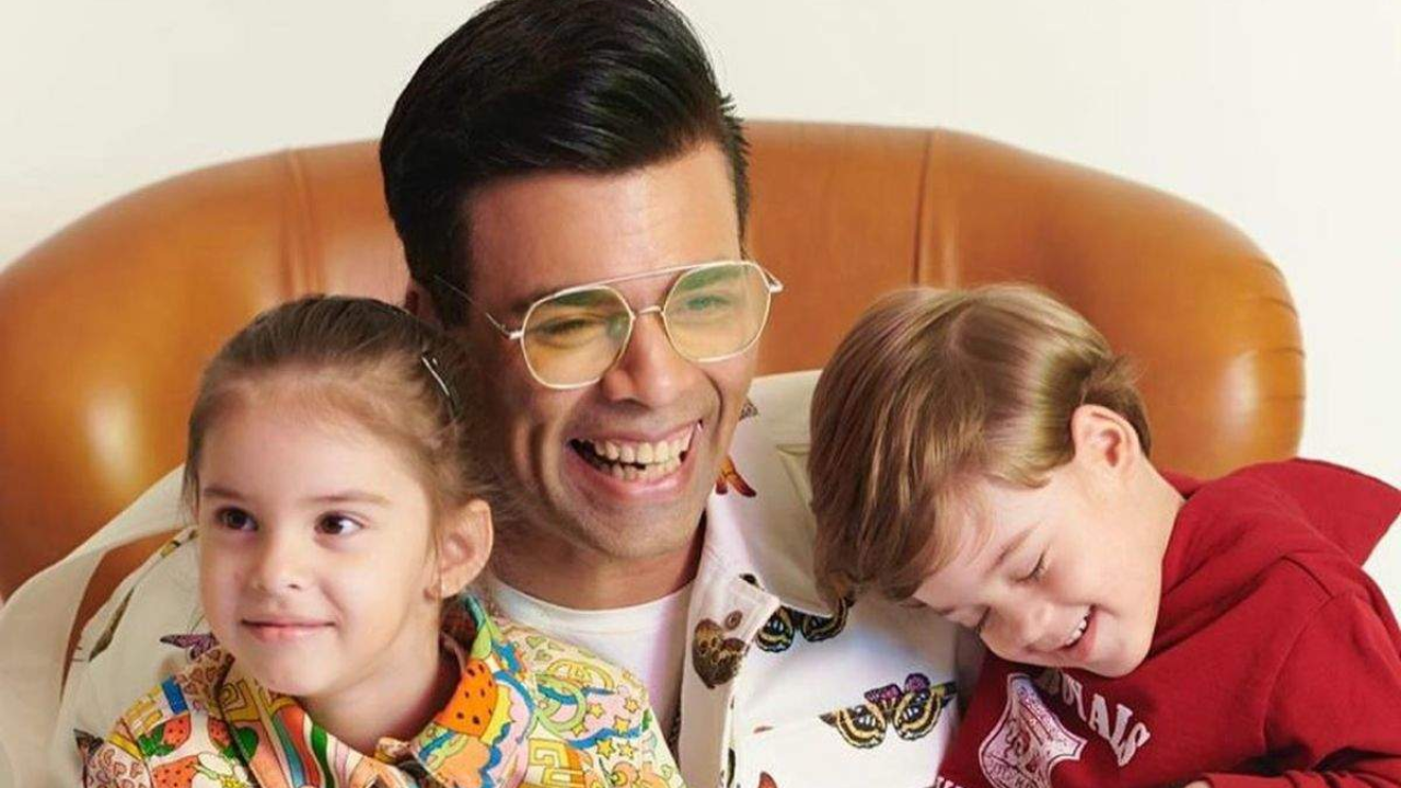 Karan Johar wishes kids Yash and Roohi