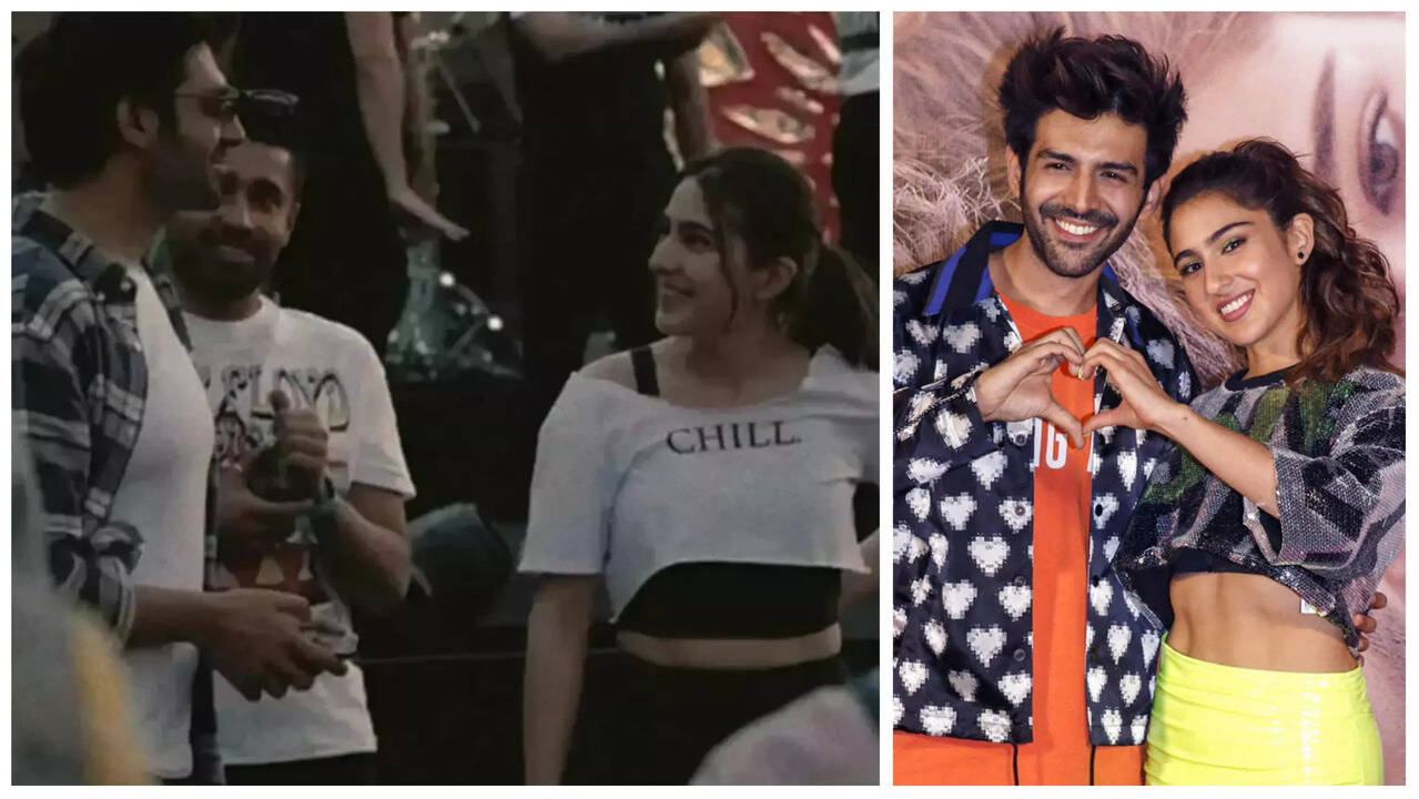 Sara Ali Khan and Kartik Aryan