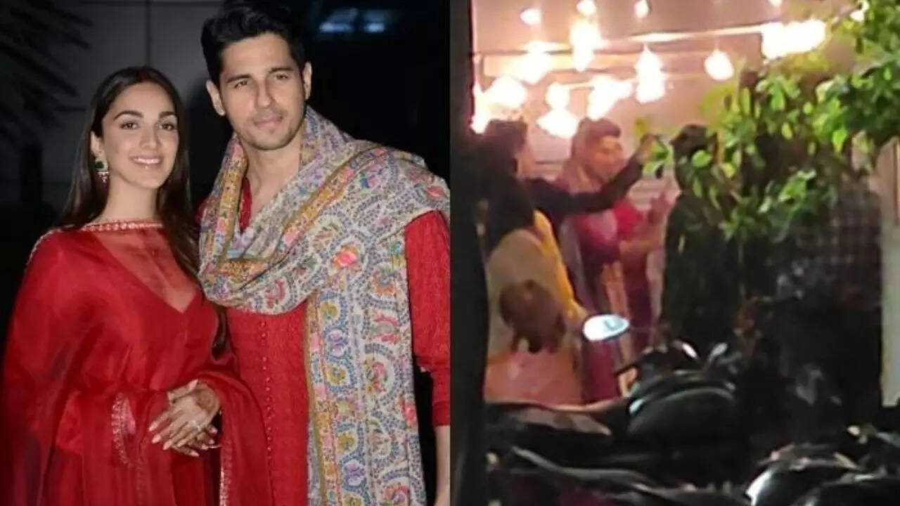 Kiara Advani, Sidharth Malhotra get warm welcome in Delhi