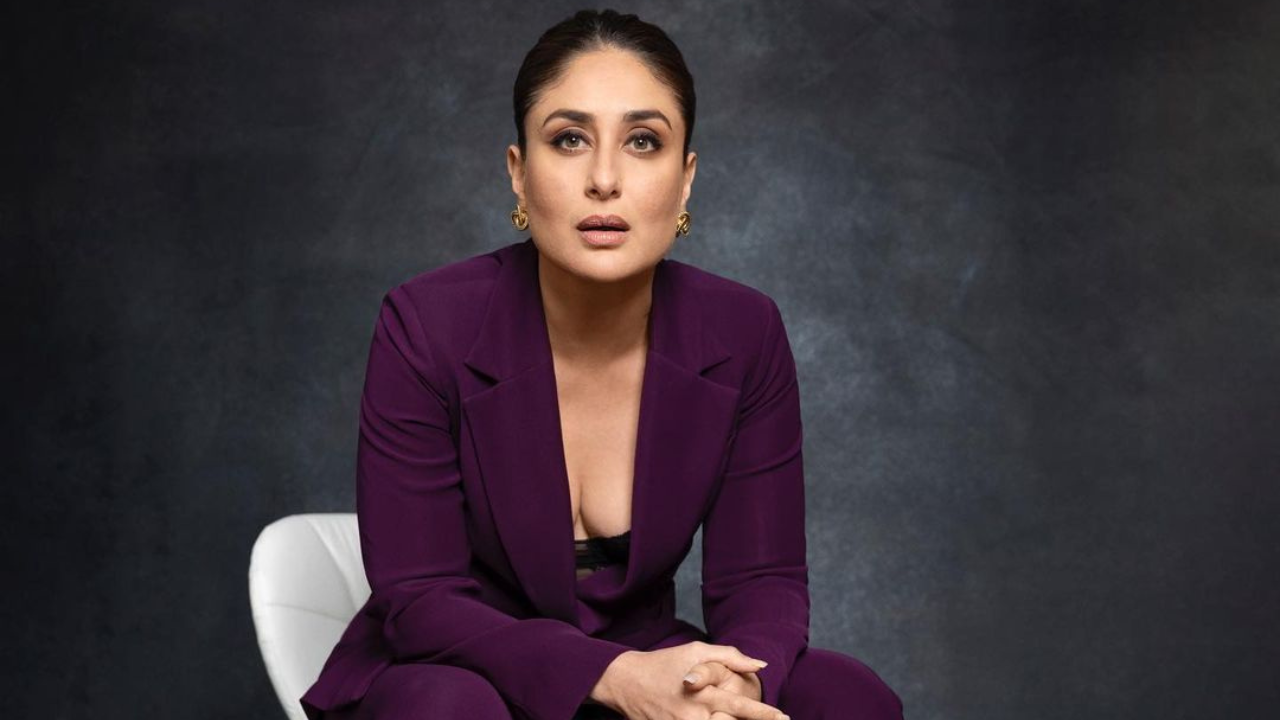 Kareena Kapoor's ultimate boss lady look in power suit, sheer bralette serves it right for women in their 40s 