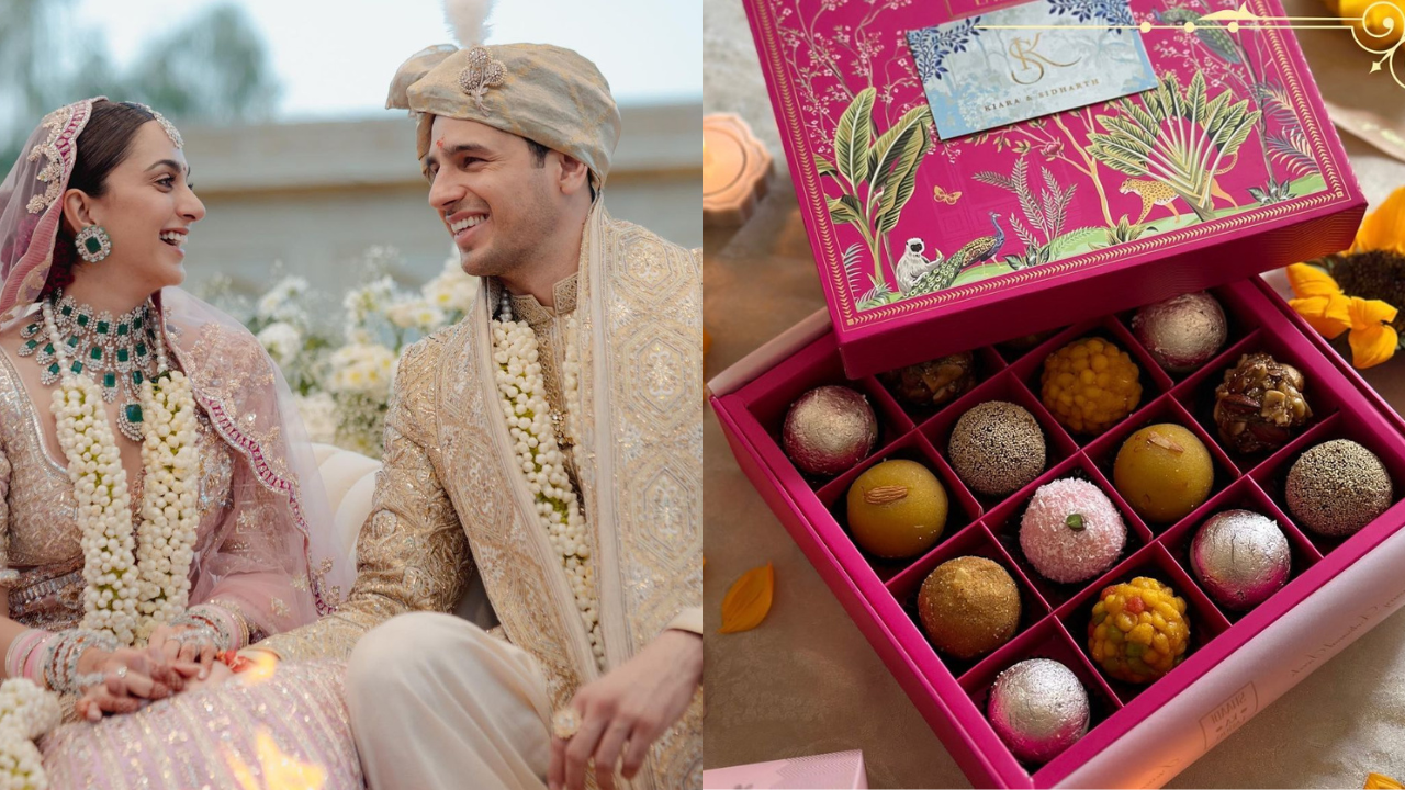 Kiara Advani, Sidharth Malhotra's 'shaadi ka ladoo' hamper is as sweet as them. Inside look