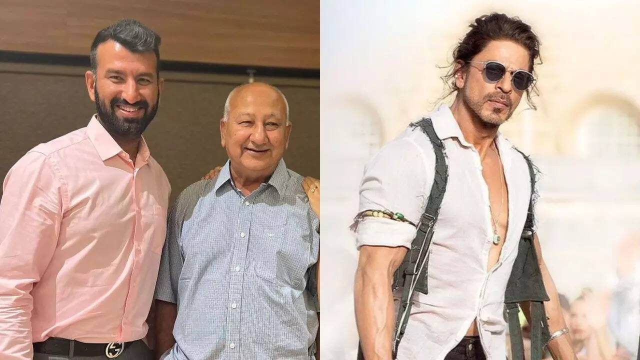 Cheteshwar Pujara's dad recalls Shah Rukh Khan's kind gesture