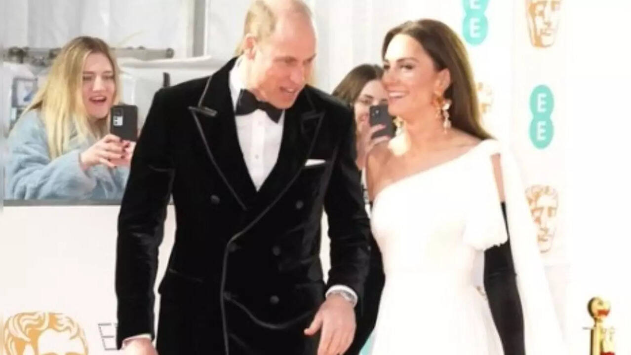 BAFTA 2023 Film Awards red carpet: William, Kate Middleton arrive in style