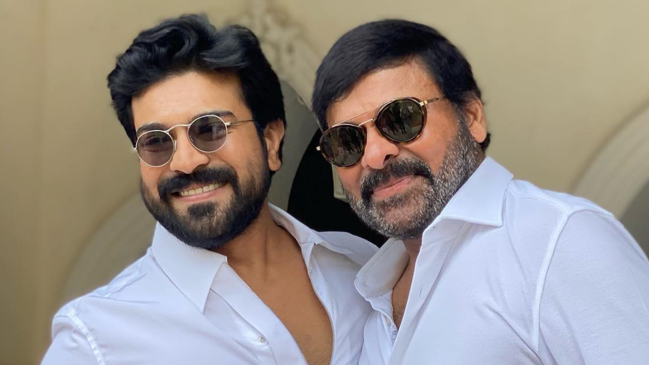 Ram Charan and Chiranjeevi