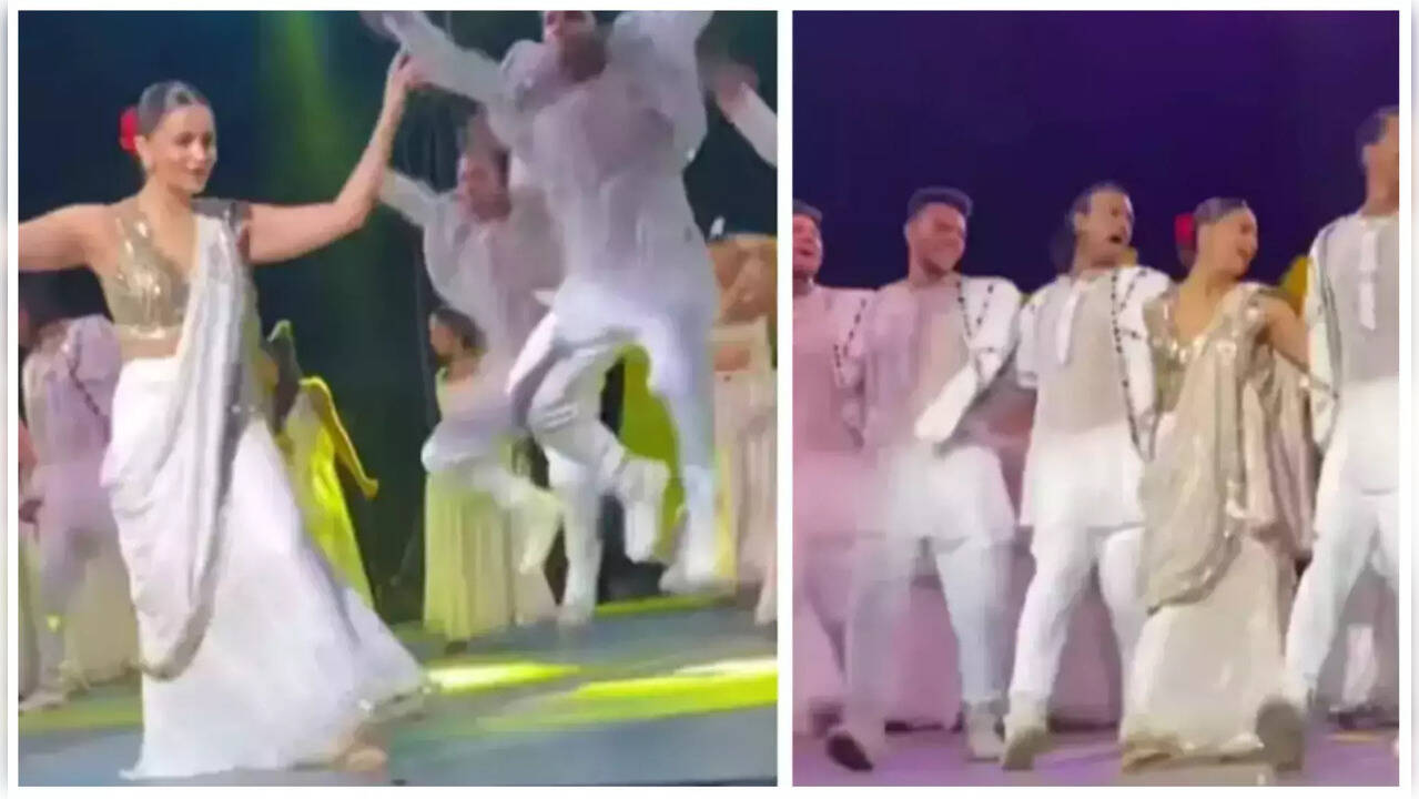 Alia First performance after delivering baby Raha