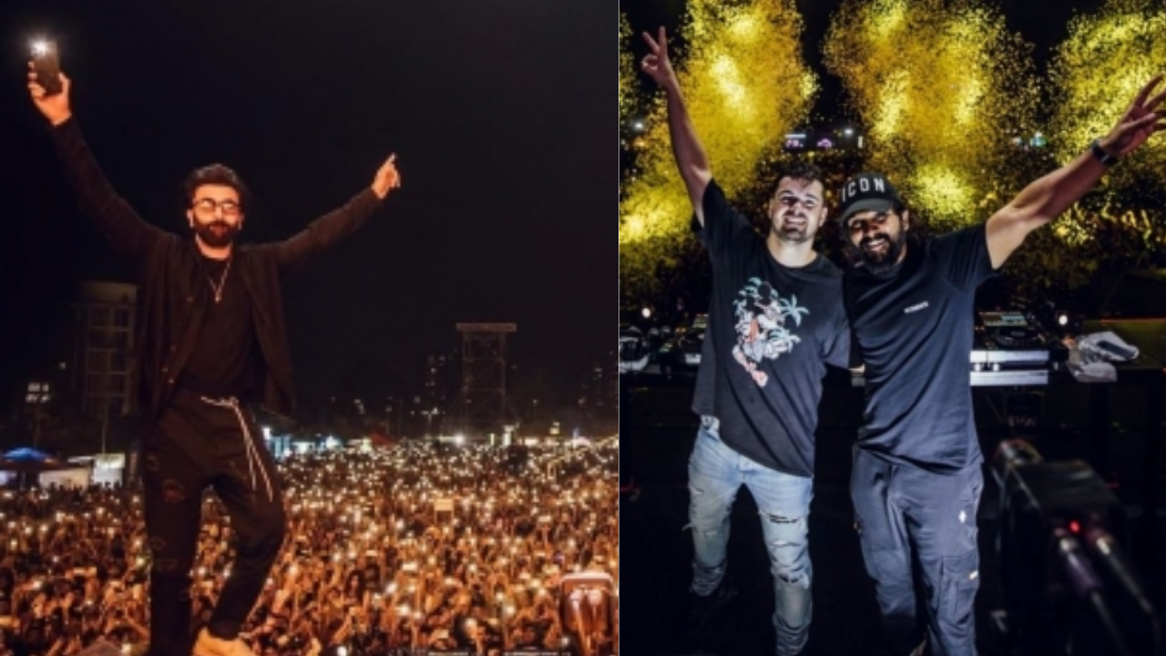 Allu Arjun, Ranbir Kapoor join Martin Garrix on stage