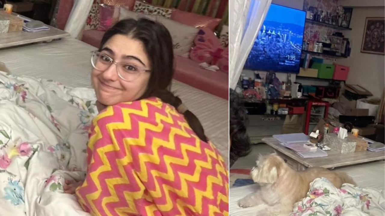 Sara Alia Khan's messy room tour