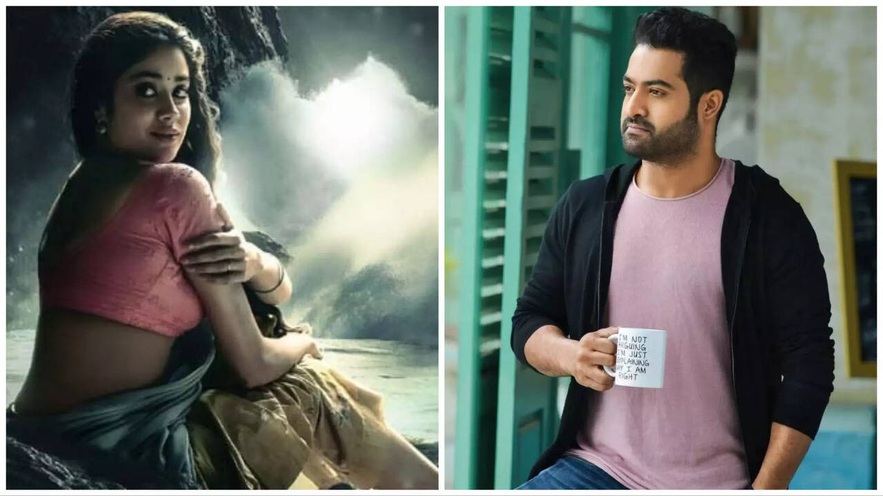 Janhvi Kapoor and JR NTR