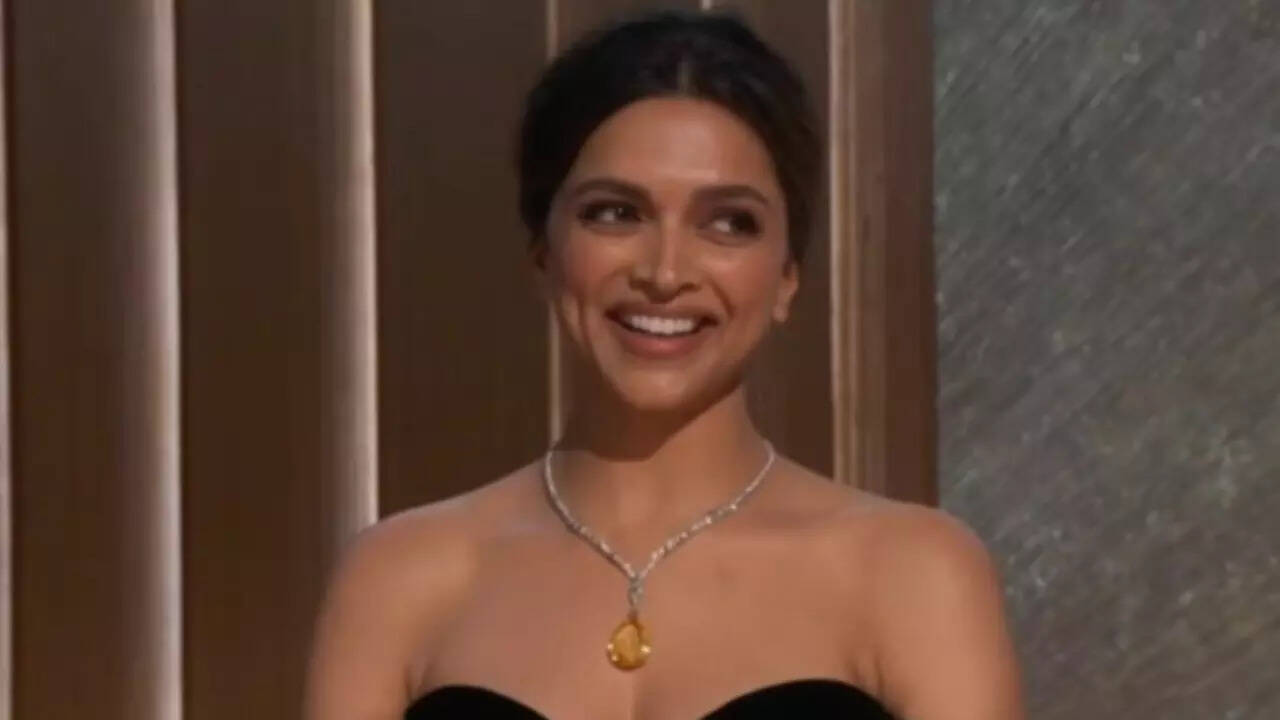 Deepika Padukone takes to the Oscars 2023 stage