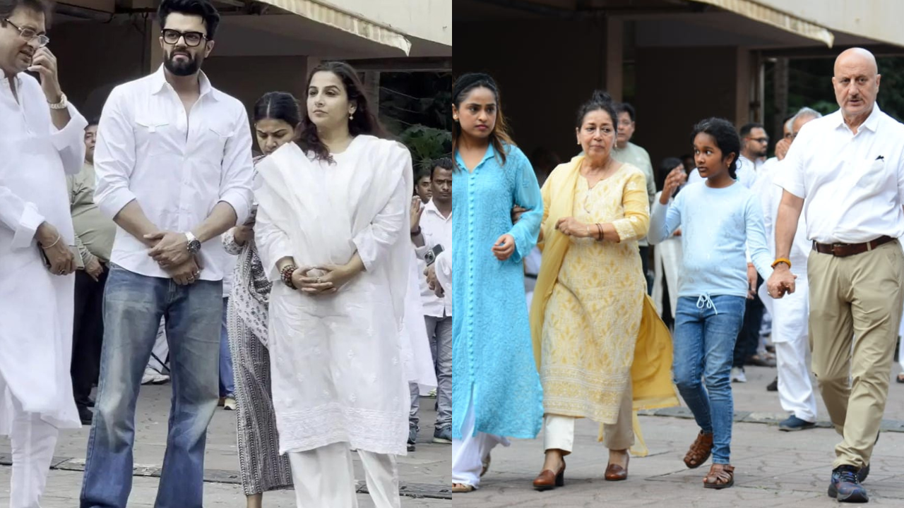 Celebs at Satish kaushik's prayer meet