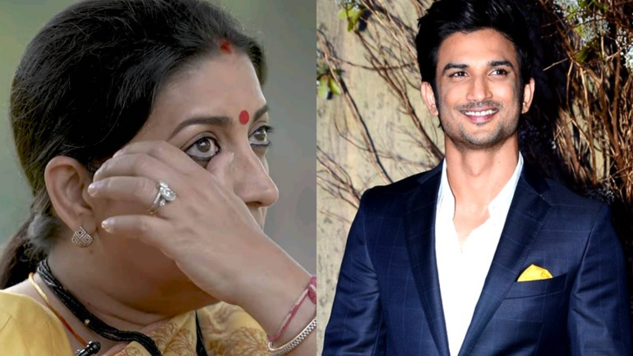 Smriti Irani recalls Sushant Singh Rajput's death