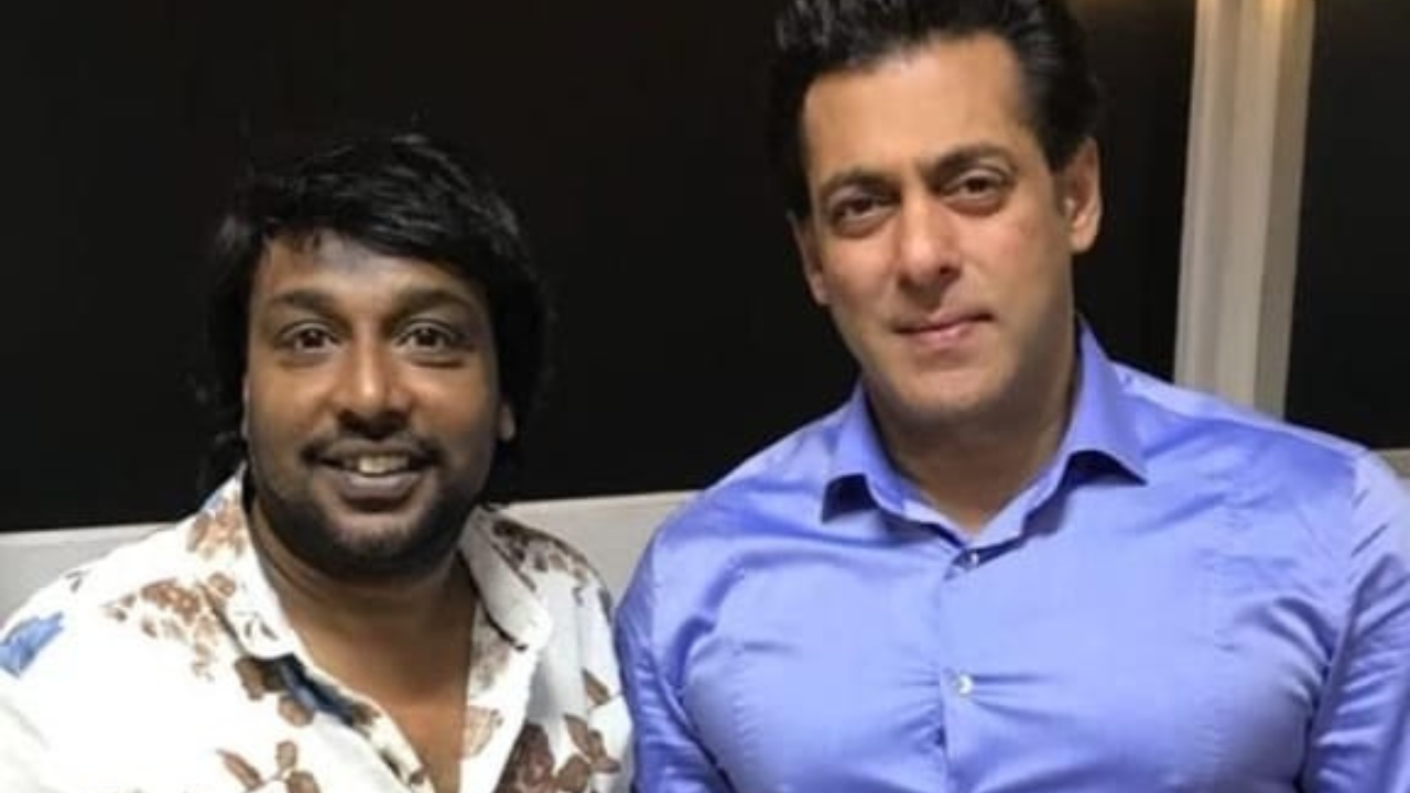 Shabbir Ahmed with Salman Khan