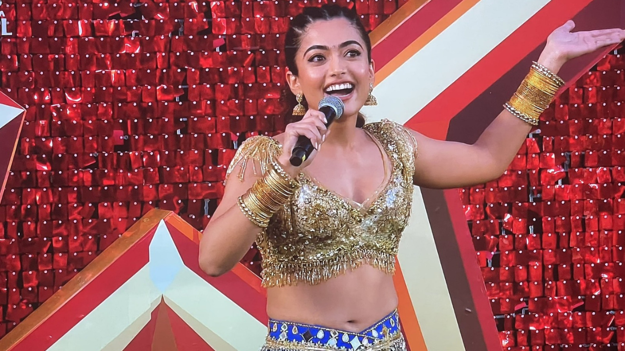 Rashmika performs at IPL opening ceremony