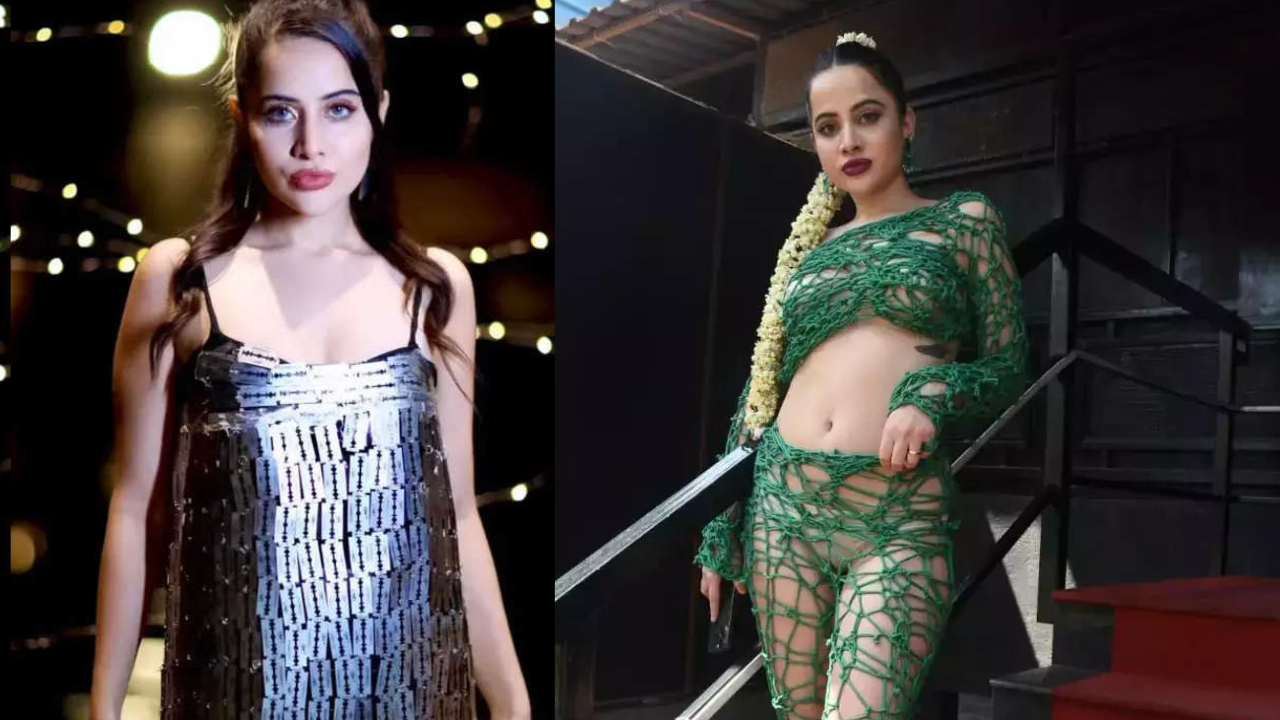 5 Times Urfi Javed Donned Unique Outfits Made From Ropes, Razor Blades And More (1)