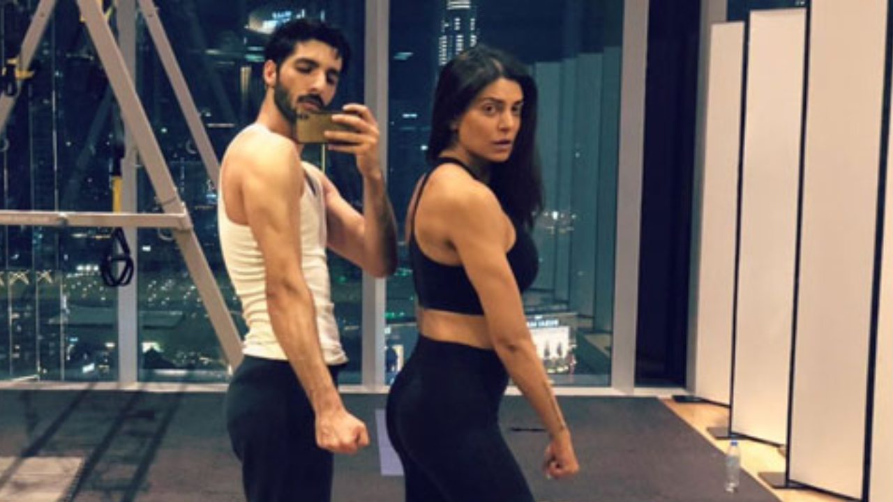 Sushmita Sen works out with ex Rohman Shawl