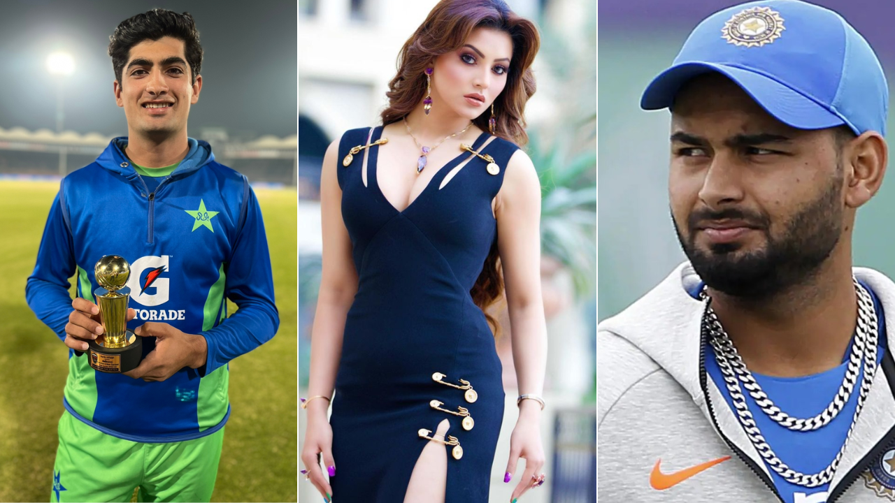 Naseem Shah, Urvashi Rautela, Rishabh Pant