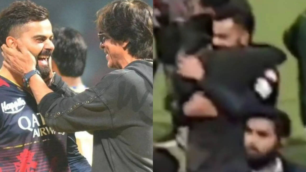 Shahrukh Khan and Virat Kohli