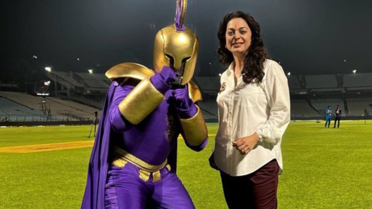 Juhi Chawla's reaction to KKR's victory