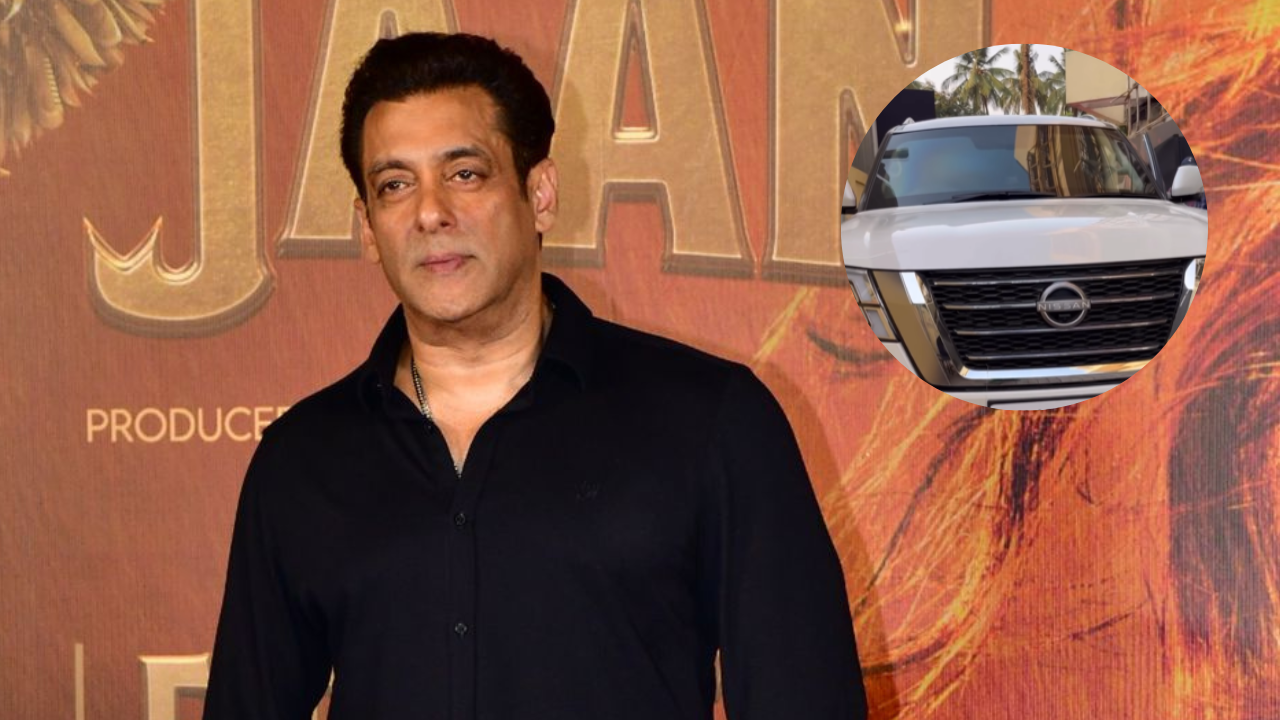 Salman Khan arrives in bulletproof SUV