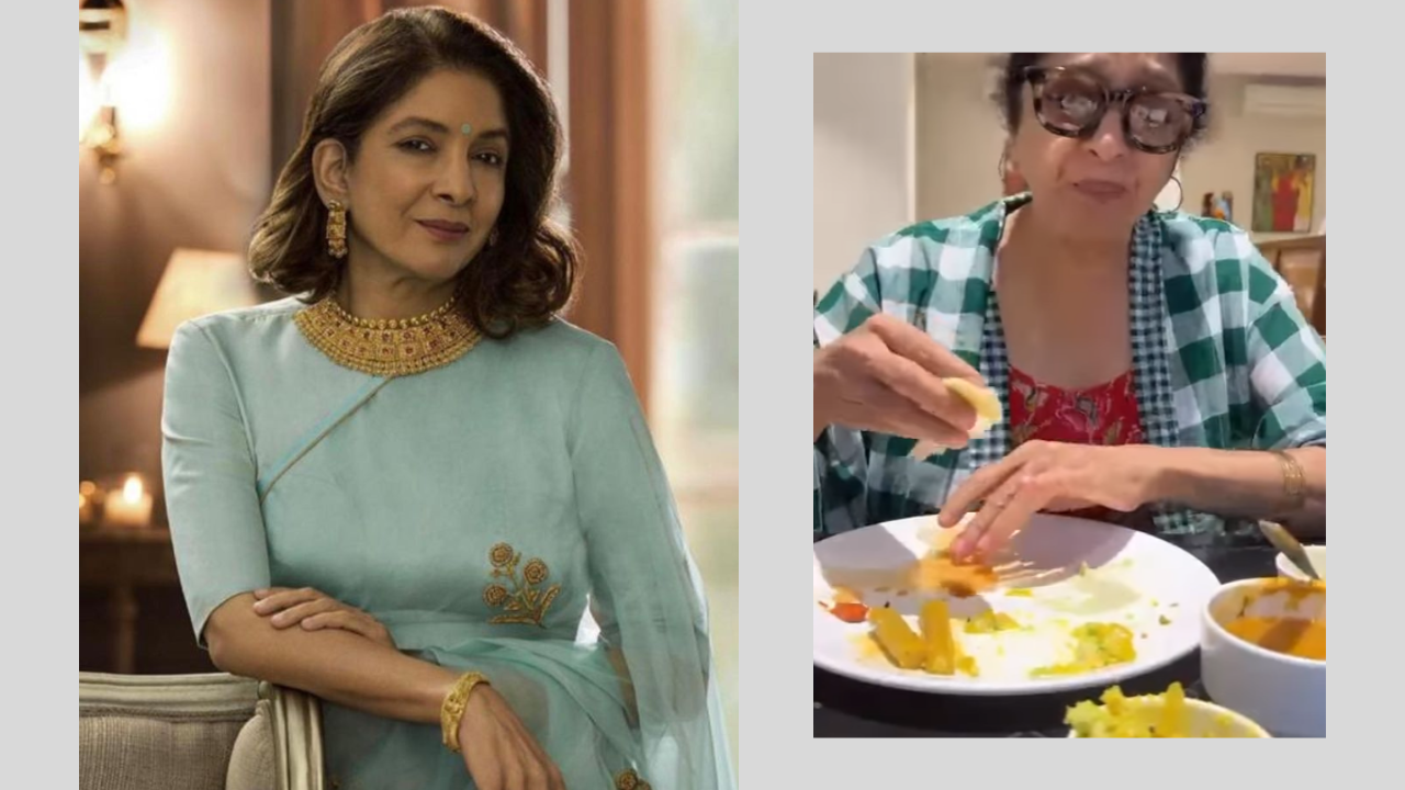 Neena Gupta enjoys dosa