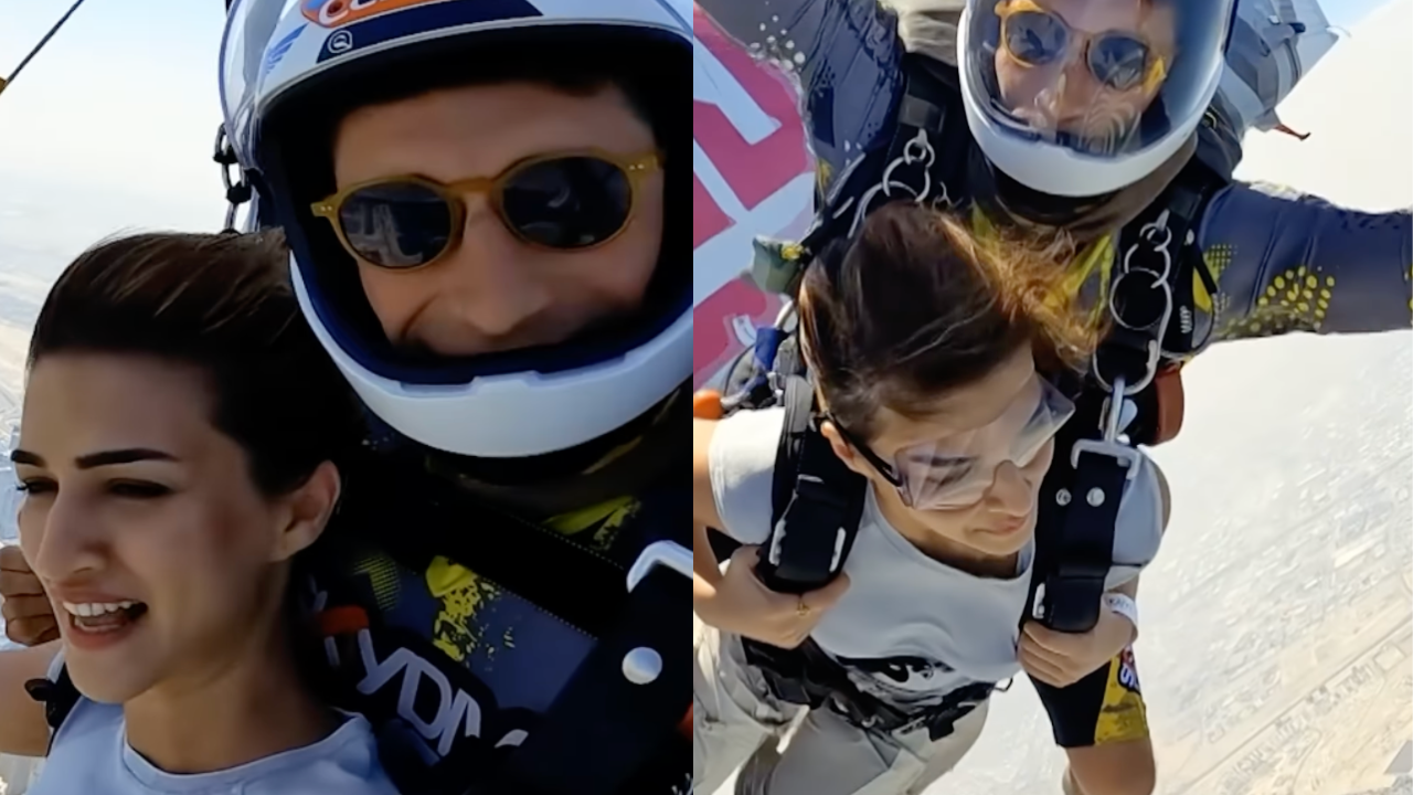 Kriti Sanon 'Jumps Out Of Her Comfort Zone' As She Ticks Off Skydiving From Bucket List. WATCH