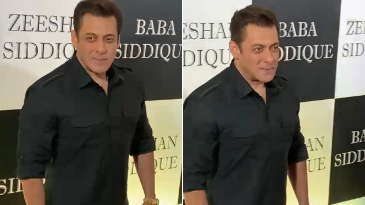 Salman Khan at Baba Siddique's Iftar Party