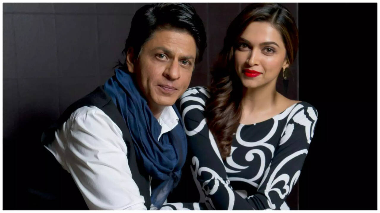 Deepika Padukone and Shah Rukh Khan